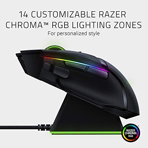 RAZER BASILISK ULTIMATE with Dock - RZ01-03170100-R3G1 | Wireless Gaming  mouse With Charging Dock